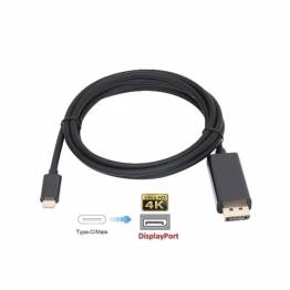  USB-C til Displayport-kabel - 4K - 1,8m