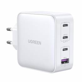 Ugreen GaN 4-ports PD3.0 QC4+ PPS 100W 3xUSB-C og 1xUSB-A Mac-lader