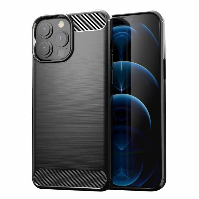 iPhone 13 Pro deksel - Carbon look