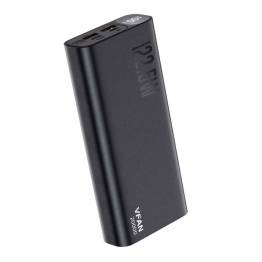 VFan powerbank 2x USB og 1x USB-C - 20.000mAh - 22,5W PD