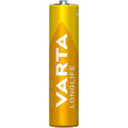  Varta Longlife alkaliske AAA-batterier - 4 stk