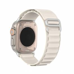 DUX DUCIS Apple Watch nylon Loop stropp 38/40/41mm - Starlight hvit