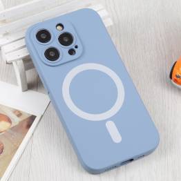  iPhone 15 Pro MagSafe silikondeksel - Blå