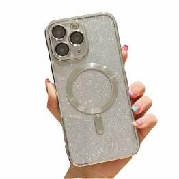 iPhone 11 Pro MagSafe Glitter deksel - Sølv