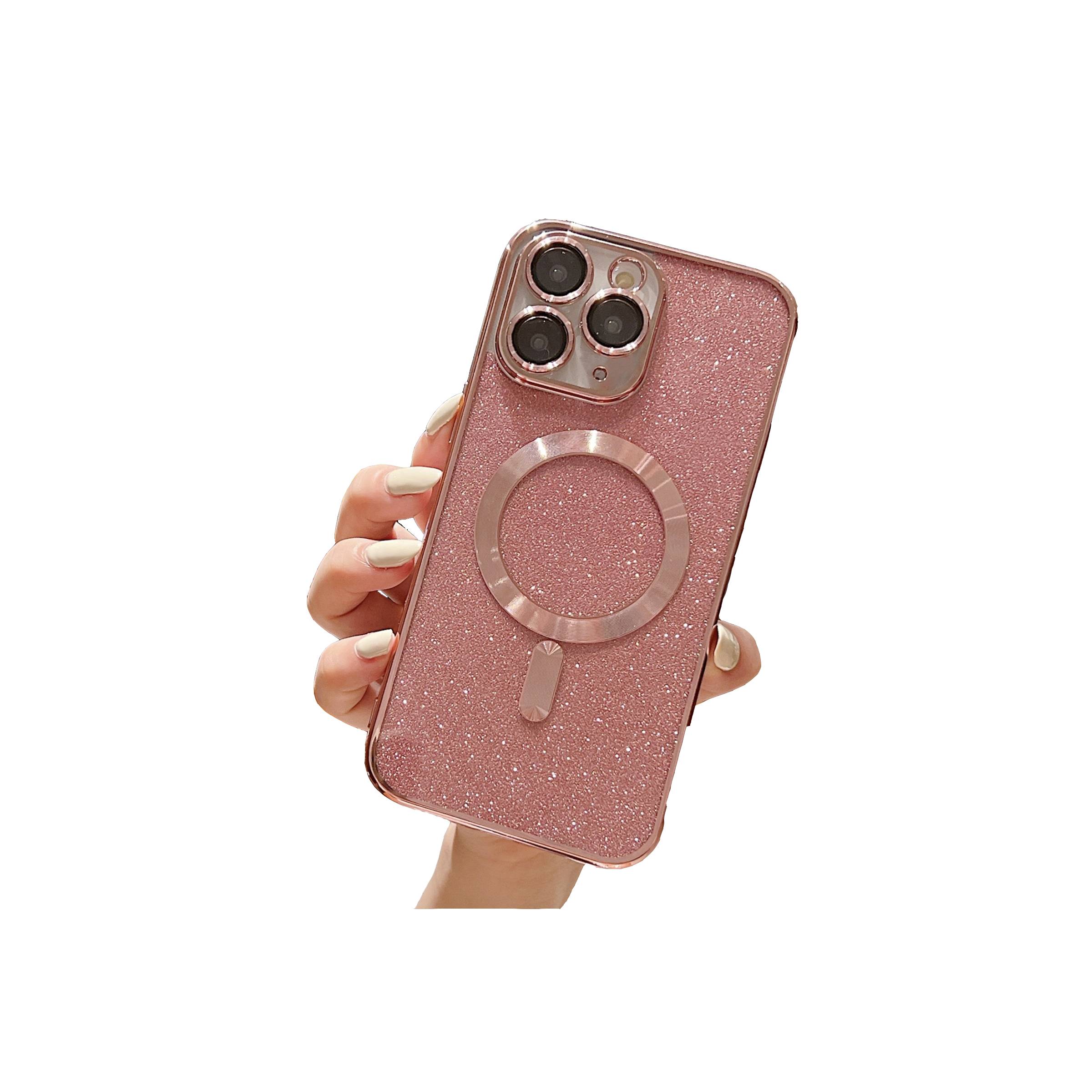 Bilde av Iphone 11 Pro Magsafe Glitter Deksel - Rose Gold