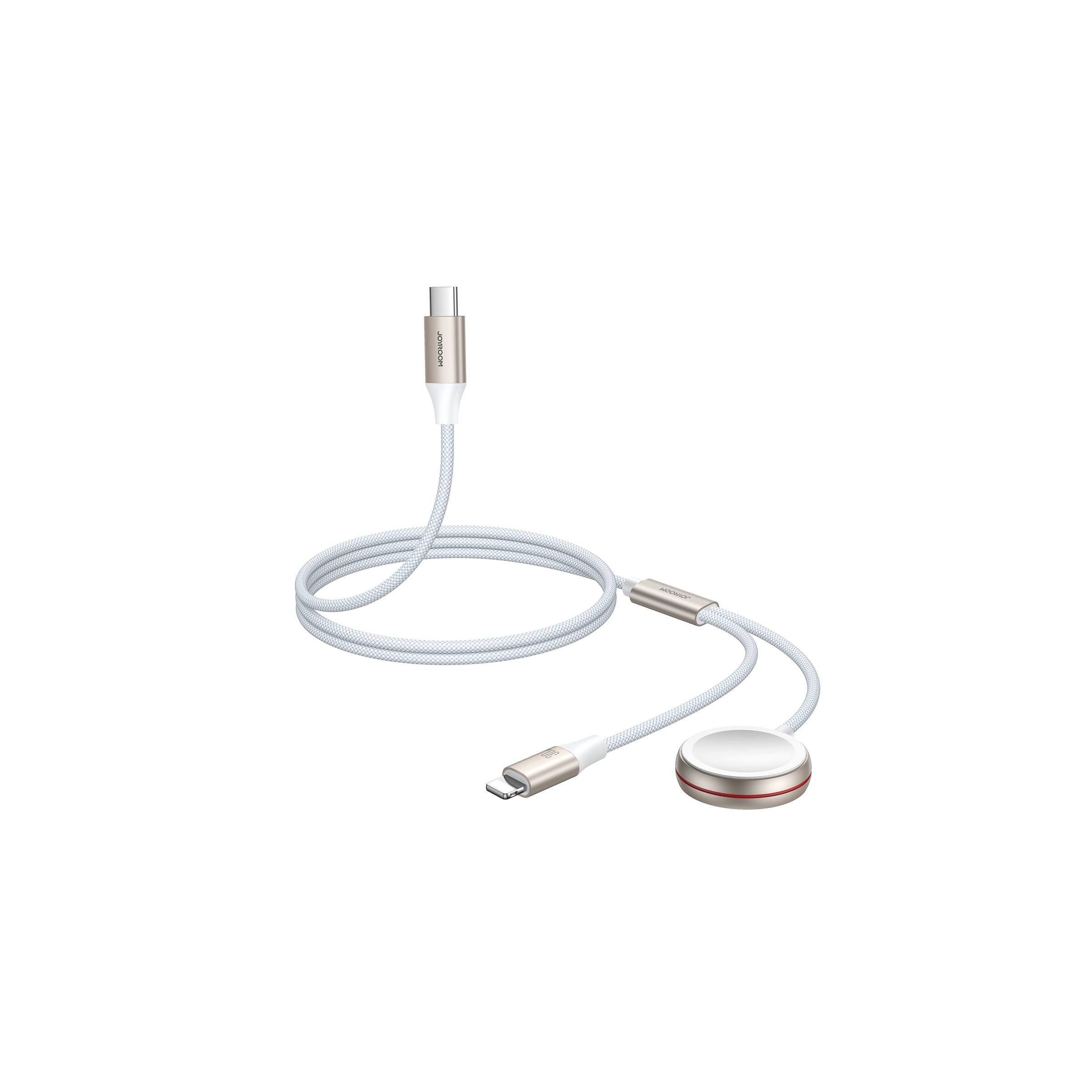 Kabel med iPhone-lader og Apple Watch-lader fra Joyroom