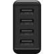 GooBay 4 porter USB-lader 30W - Hvit