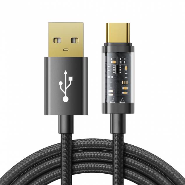 Baseus MVP robust USB til USB-C-kabel med vinkel - 2m - Rød