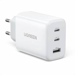 Ugreen kraftig 3-port lader med 2x USB-C PD og 1x USB-A - 65W