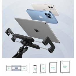  Ugreen Lazy Arm iPhone/iPad holder til bord og seng - 4"-12,9"