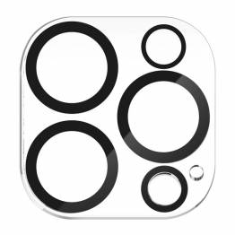  PRIME GLASS KAMERA OBJEKTIVBESKYTTER iPhone 15 Pro Max 6,7" deksel - Gjennomsiktig