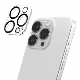 PRIME GLASS KAMERA OBJEKTIVBESKYTTER iPhone 15 Pro Max 6,7" deksel - Gjennomsiktig