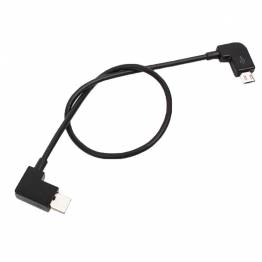 USB-C til Micro USB-kabel for DJI MAVIC PRO & SPARK droner - 30 cm