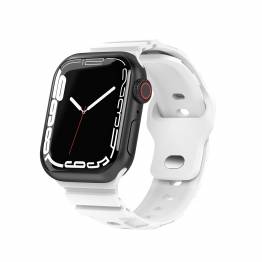 Sports silikonrem til Apple Watch 42/44/45/49mm - Hvit