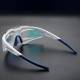 RockBros polariserte sykkelbriller med etui og ramme for linser med styrke - Hvit