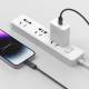 Joyroom vevd USB-C til Lightning-kabel med display - 1,2m - Svart