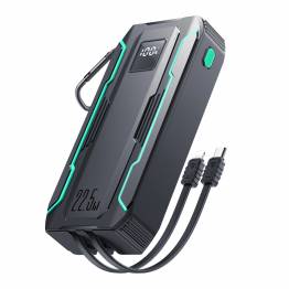 Robust Joyroom powerbank med Lightning og USB-C kabler - 20.000mAh - 22,5W