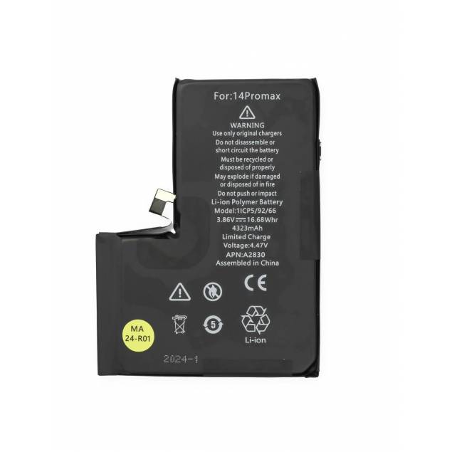 iPhone 14 Pro Max Batteri New Technology - OEM Kvalitet