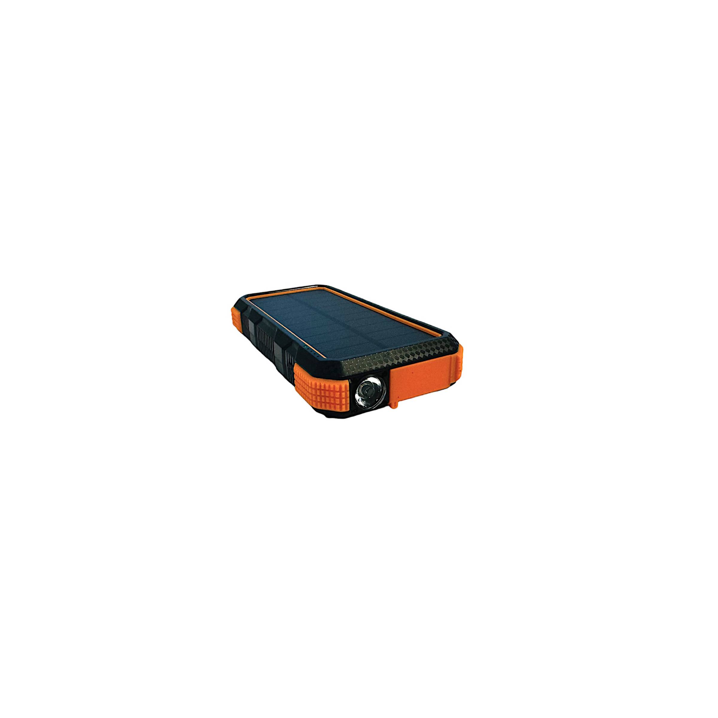 20.000mAh solcelle powerbank med USB, USB-C og LED-lykt
