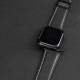 DUX DUCIS Apple Watch lærrem 42/44/45/49 mm - Sort