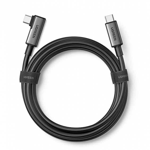 Ugreen USB-C data og ladekabel med vinkel - 5 meter - 60W PD