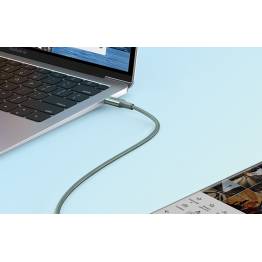  Ugreen robust USB-C ladekabel - 1m - 100W PD - Grønn