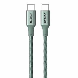 Ugreen robust USB-C ladekabel - 1m - 100W PD - Grønn