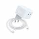 35W dobbelt USB-C lader med 1x USB-C til...