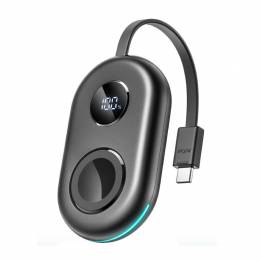 Joyroom Apple Watch powerbank med display og USB-C kabel - 2.500mAh - 3W - Sort