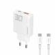 Dudao GaN 30W PD lader USB-C / USB-A ink...