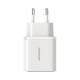 Joyroom Dual iPhone/iPad USB QC3.0 og USB-C PD lader - 30W - Hvit