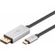 Vevd 8K USB-C for Displayport-kabel - 1m