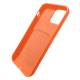 Kortholder Silikone Wallet Case med kortplads til iPhone 13 Pro Orange