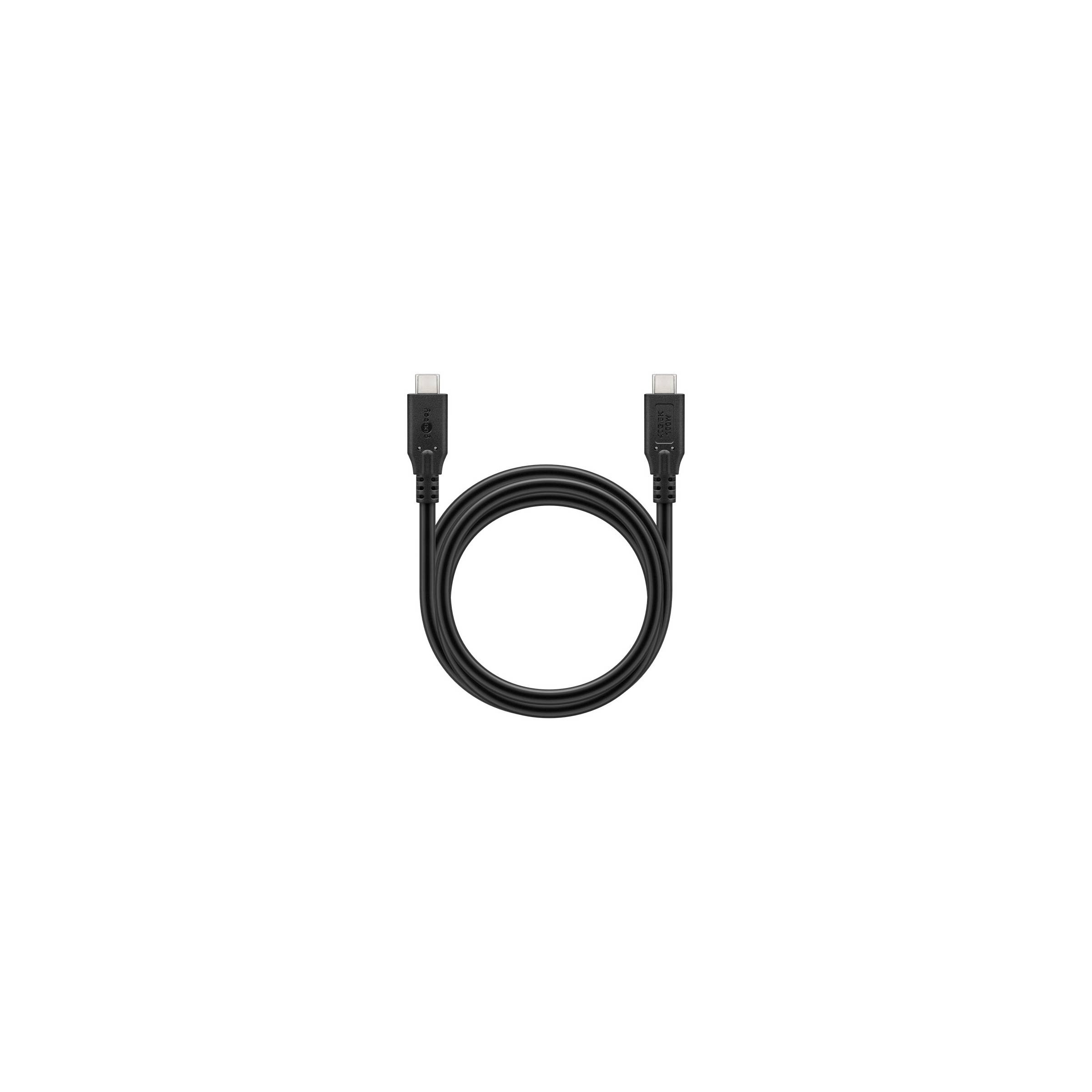 Goobay USB-C kabel 100W PD – USB4 – 40 Gbit/s – 1,5m – Sort