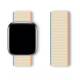 Sport nylon Loop rem til Apple Watch Ultra samt Watch 38/40/41/42mm - Beige/Blå/Orange