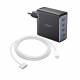 Joyroom GaN 4-ports USB-C/USB 100W PD Mac-lader med 1,2 m USB-C-kabel