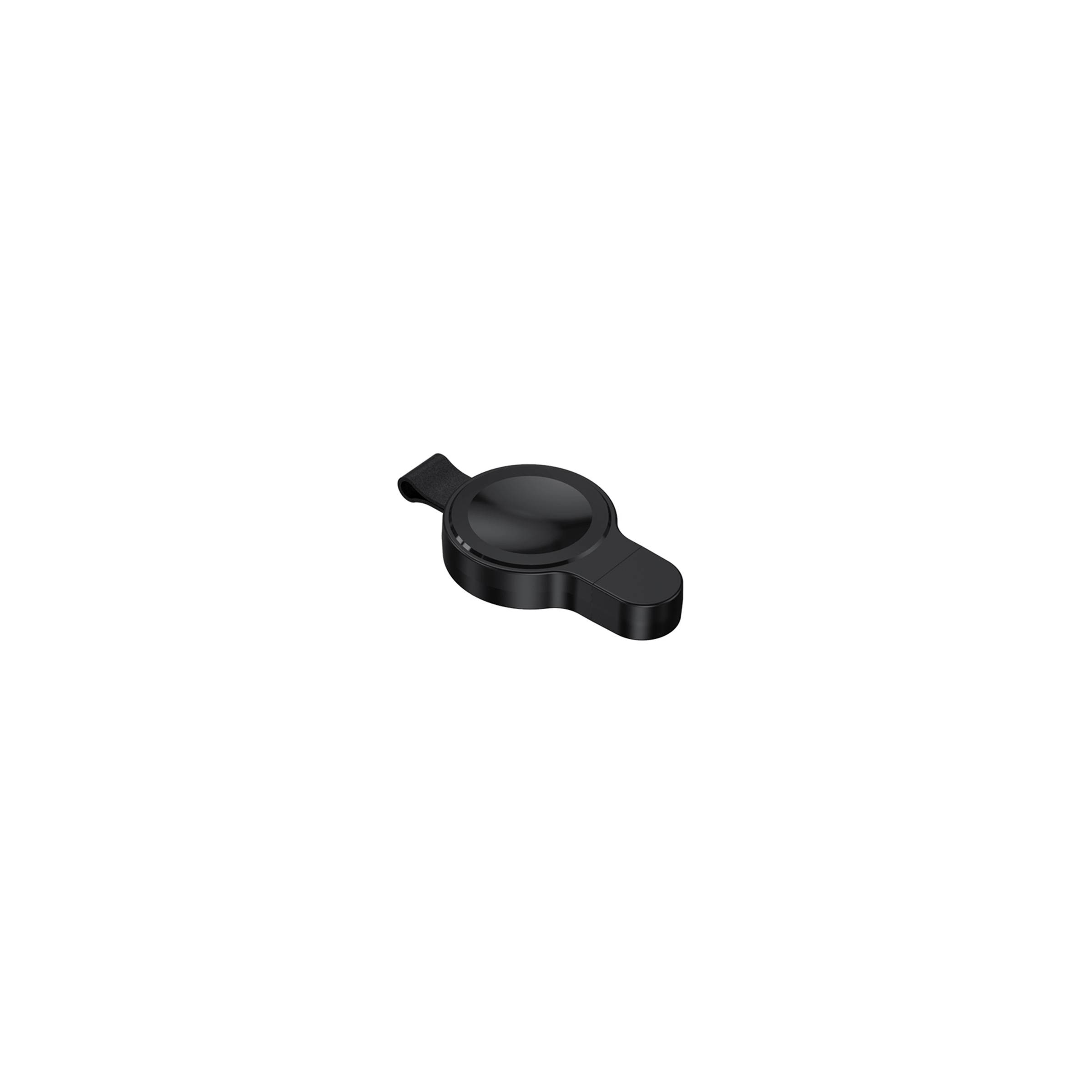 Transportabel USB-C Apple Watch lader med stropp – Sort
