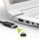 GooBay USB-C til USB 2.0 kabel - 2 meter - Hvit