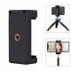 iPhone- og mobilholder med Cold Shoe til stativ, tripod og selfie sticks