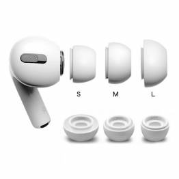 3 par silikone ørepropper til AirPods Pro / Pro 2 - Hvit