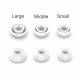 3 par silikone ørepropper til AirPods Pro / Pro 2 - Hvit