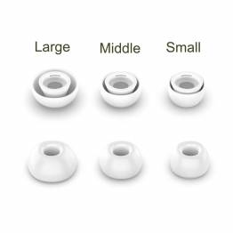  3 par silikone ørepropper til AirPods Pro / Pro 2 - Hvit