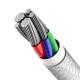 Baseus USB-C til Lightning kabel - 1m - Hvit