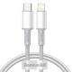 Baseus USB-C til Lightning kabel - 1m - Hvit