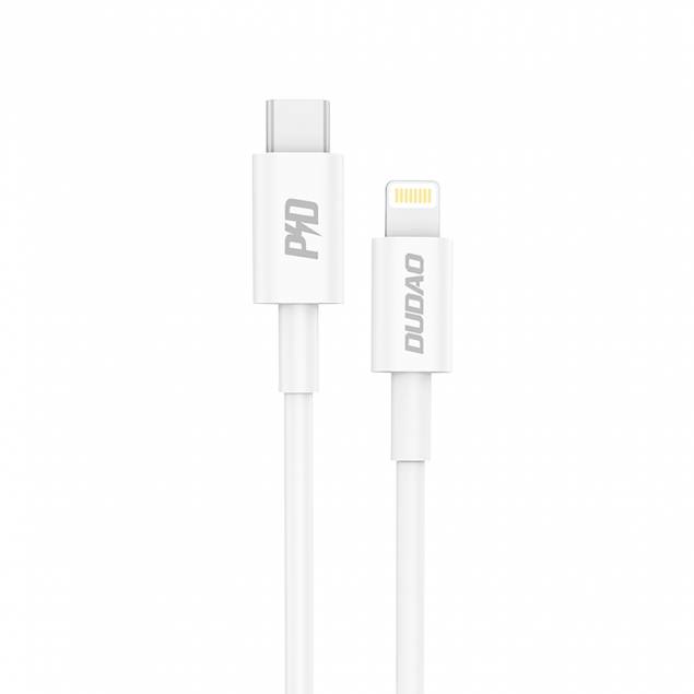 Dudao USB-C til Lightning kabel - 1m - Hvit