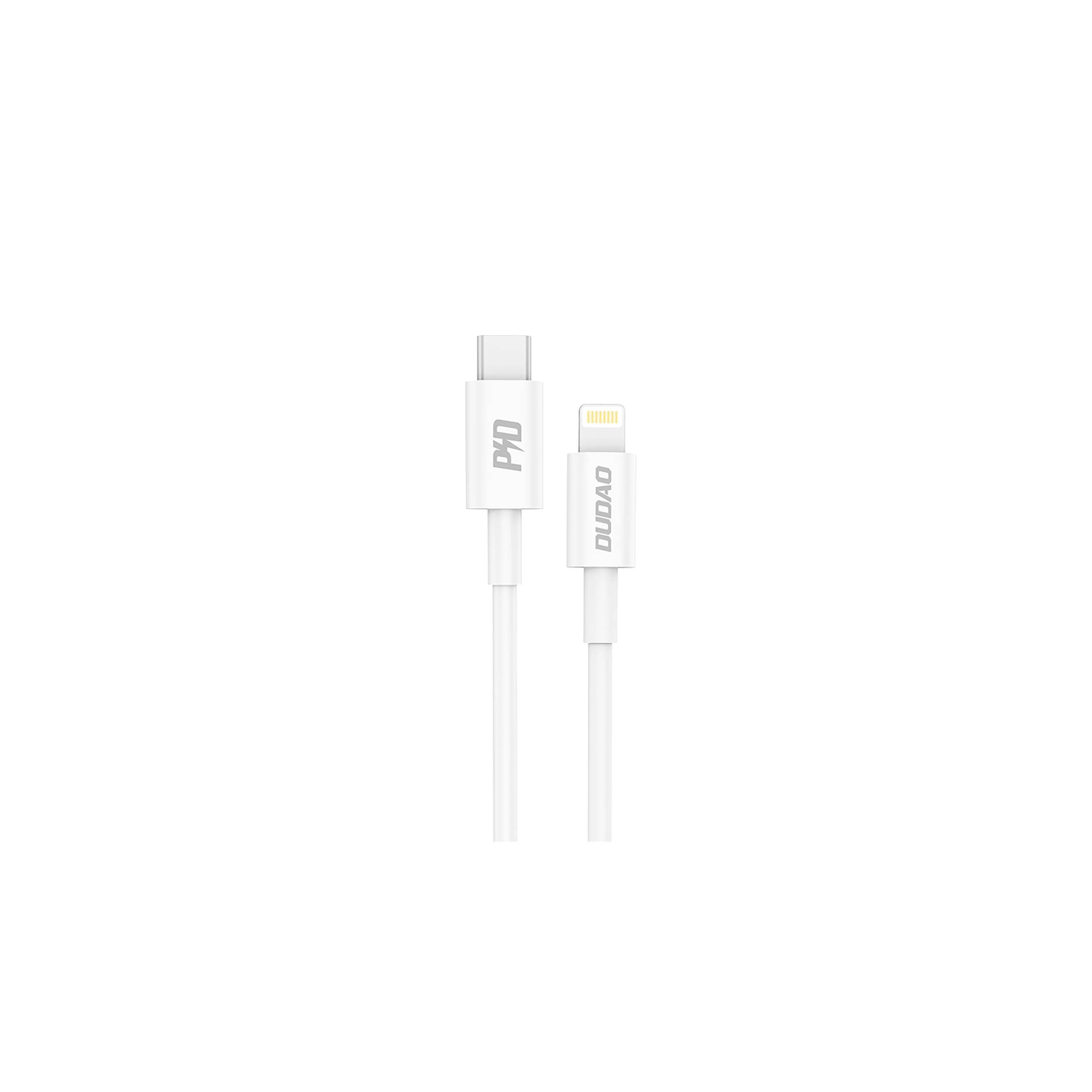 Dudao USB-C til Lightning kabel – 1m – Hvit