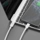 Dudao USB-C til Lightning kabel - 1m - Hvit