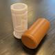 Puzzlebox sylinder labyrint til pengegaver og geocaching - 3D printet - Hvit/Brun