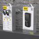 Dudao K15Max powerbank 30.000mAh med USB-C og Lightning kabel - 22,5W PD+QC - Sort