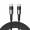 Tech-Protect UltraBoost Evo vevd USB-C kabel 100W PD ladekabel - Svart - 3m